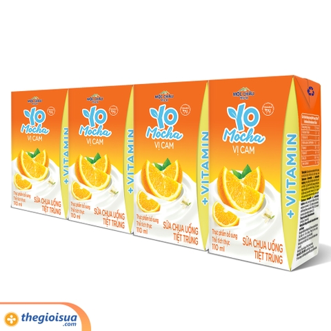 Sữa chua uống Mộc châu Cam Yo Mocha 110ml