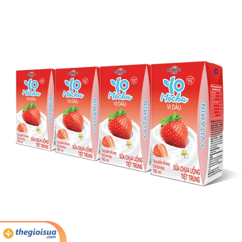 Sữa chua uống Mộc châu Dâu Yo Mocha 110ml