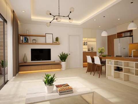 Thi công nội thất nhà chị Phương