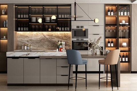 TOP Những mẫu thiết kế nội thất phòng bếp đẹp 2022