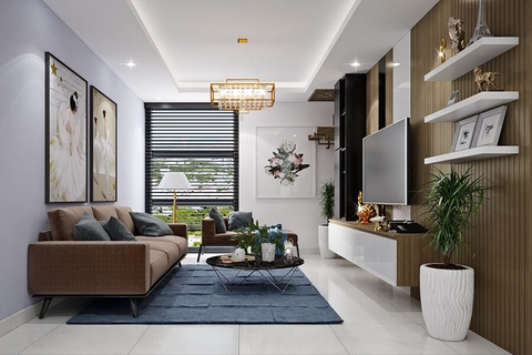 Bí quyết trang trí nội thất phòng khách hình chữ nhật nhìn đẹp mắt