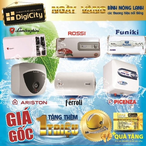 Thương hiệu máy nước nóng Ferroli dẫn đầu công nghệ về nhiệt