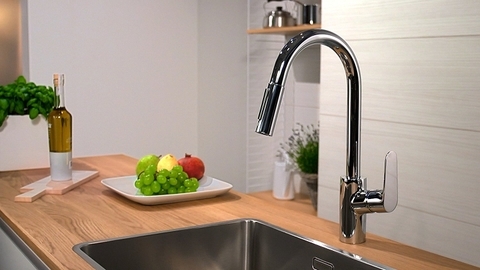 Ưu điểm vượt trội của vòi bếp Hansgrohe