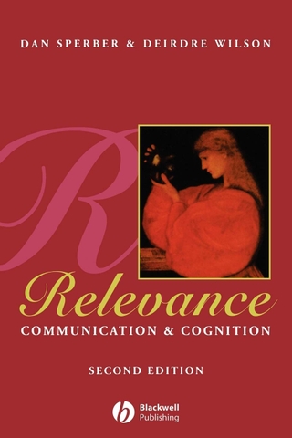 Relevance: Communication & Cognition