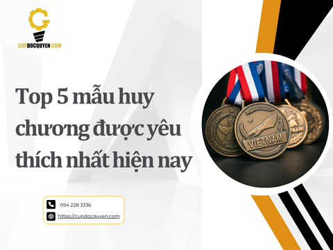 Top 5 mẫu huy chương được yêu thích nhất hiện nay