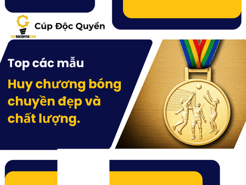 Top các mẫu huy chương bóng chuyền đẹp và chất lượng nhất hiện nay