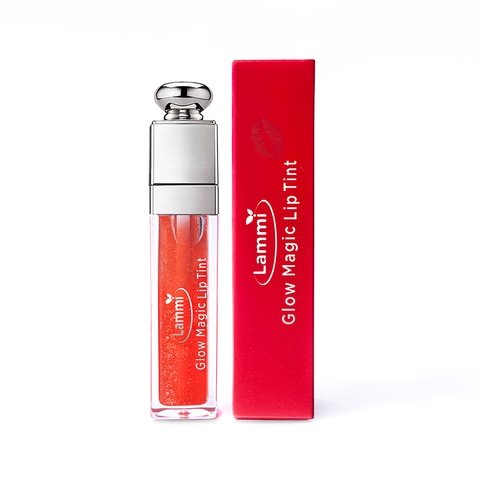 Lammi Glow Magic Lip Tint - Son dưỡng kích màu môi- (Đỏ)