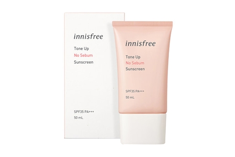 Kem Chống Nắng Nâng Tone Innisfree Tone-Up No Sebum 50ml