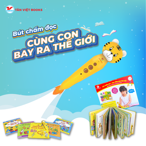 Bút chấm đọc - Cùng con bay ra thế giới