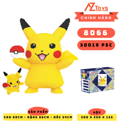 MÃ 8066 - Pikachu Pokemon - Sỉ Lẻ 365k - Sỉ Thùng 345k - Thùng 3 con