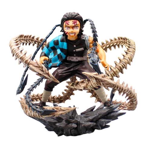 Mô Hình Kimetsu No Yaiba Ác quỷ Tanjiro - Cao 21cm - nặng 1kg2 - Figure Thanh gươm diệt quỷ - Có Vỏ Hộp màu