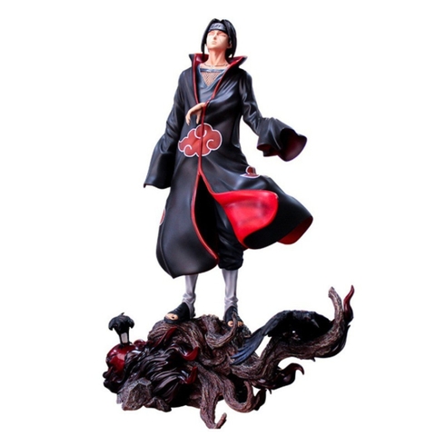 Mô hình Naruto Itachi akatsuki - Cao 35cm - ngang 27cm - nặng 1kg7 - Figure Naruto - Có Hộp nhựa - No Box