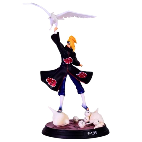 Mô Hình Naruto Deidara dáng đứng hàng siêu cấp -  Cao 39cm - ngang 20cm - nặng 1kg- Figure Naruto - Full box + box màu