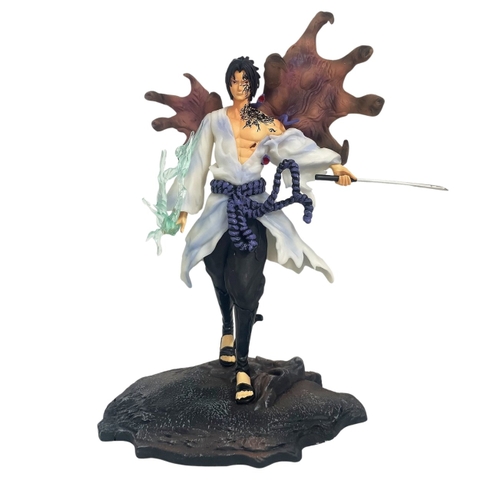 Mô hình Sasuke nguyền ấn trạng thái chiến đấu - Cao 29cm - nặng 500gram - Figure Naruto - Có Hộp màu