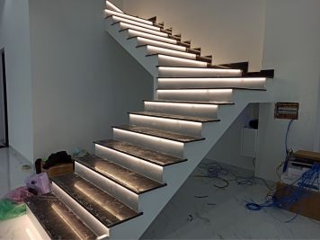 Thi Công Trọn Gói Đèn Cảm Biến Cầu Thang Tại Anh Vũ - Tây Ninh