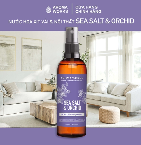 Nước Hoa Xịt Thơm Vải, Nội Thất Aroma Works Linen & Interior Sprays