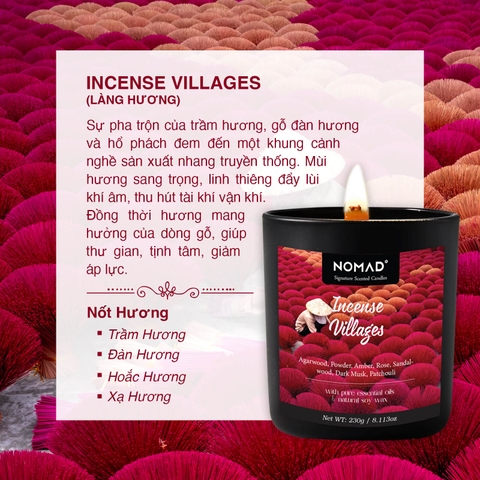 Nến Thơm Nomad Signature Scented Candle - Insence Villages