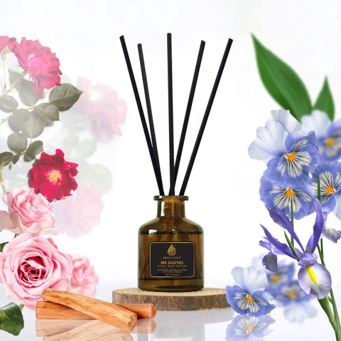 Bộ Tán Hương Que Mây Aroma Works Reed Diffuser 130ml - Me Gustas