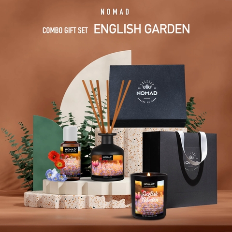 Combo Quà Tặng Nến Thơm, Tán Hương, Tinh Dầu Nomad Signature Gift Set