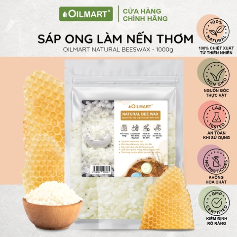 Sáp Ong Tự Nhiên Dạng Viên Oilmart Natural Bee Wax