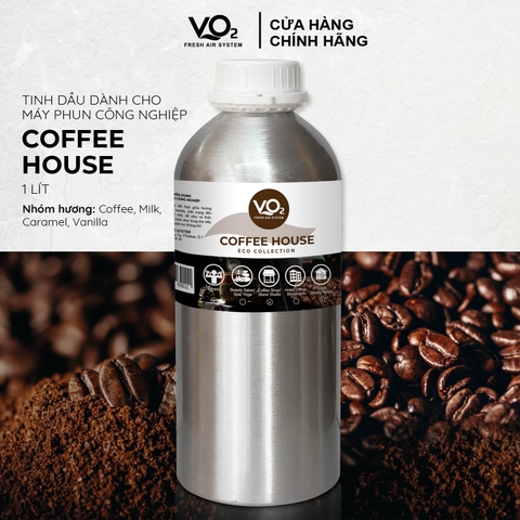 Tinh Dầu Cho Máy Phun Công Nghiệp VO2 Eco Collection - Coffee House