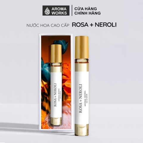 Nước hoa không cồn Aroma Works Lotus Essential Oil Perfume 10ml - Hương Sen