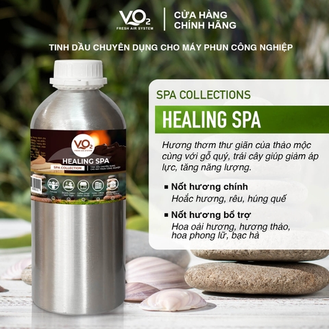 Tinh Dầu Cho Máy Phun Công Nghiệp VO2 Spa Collection - Healing Spa