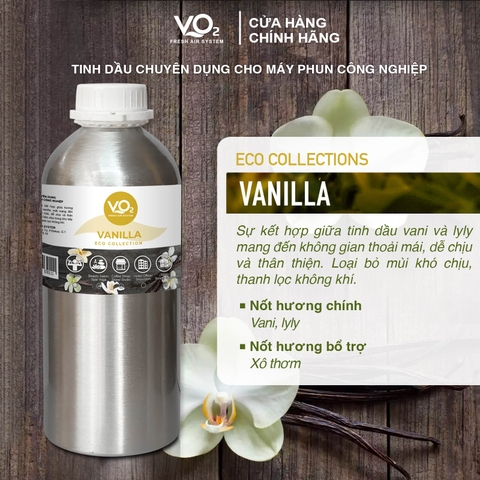 Tinh Dầu Cho Máy Phun Công Nghiệp VO2 Eco Collection - Vanilla