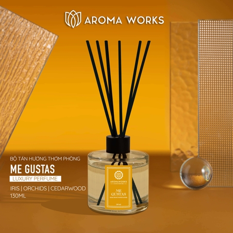 Tán Hương Thơm Phòng Aroma Works 130ml - Luxury Perfume