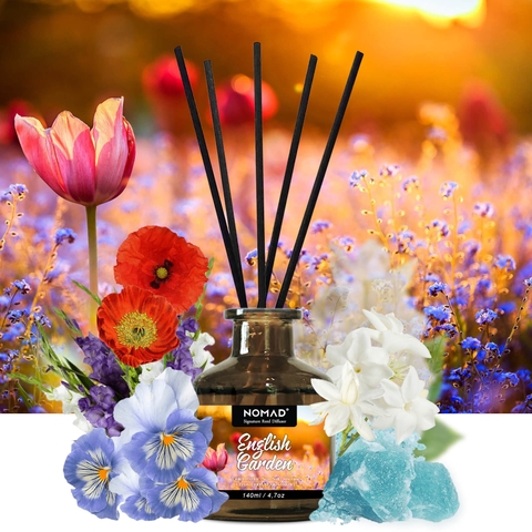 Bộ Tán Hương Que Mây Nomad Reed Diffuser 140ml - Night Tuberose