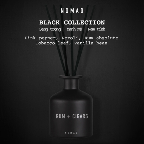 Bộ Tán Hương Que Mây Nomad Black Collection Reed Diffuser 140ml