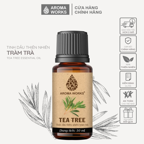 Tinh Dầu Thiên Nhiên Tràm Trà Aroma Works Essential Oil Tea Tree