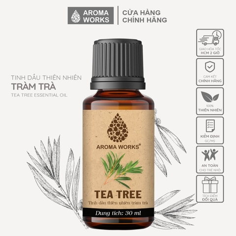 Tinh Dầu Thiên Nhiên Tràm Trà Aroma Works Essential Oil Tea Tree