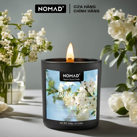Nến Thơm Nomad Signature Scented Candle - White Tea