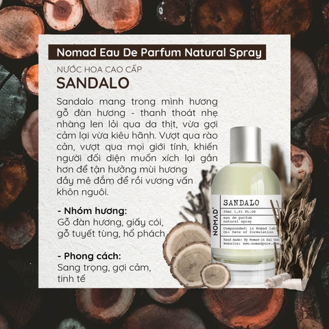 Nước Hoa Nomad Sandalo Eau de Parfume