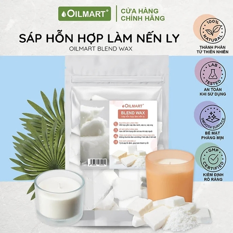 Sáp Hỗn Hợp Làm Nến Ly Oilmart Blend Wax