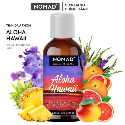 Tinh Dầu Thơm Nomad Signature Blend Oils - Aloha Hawaii