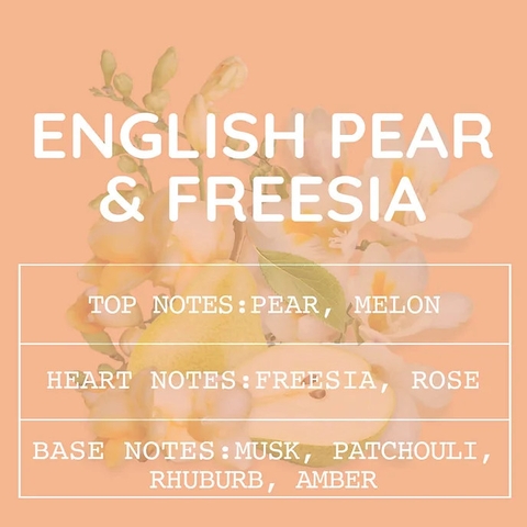 Tinh Dầu Thơm Làm Nến, Tán Hương, Mỹ Phẩm Mùi English Pear & Freesia