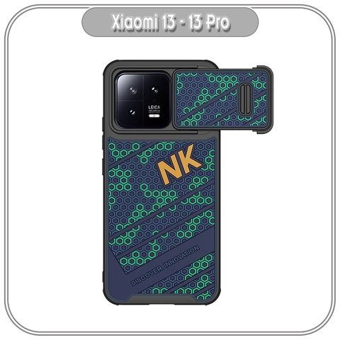 Ốp lưng cho Xiaomi 13 - 13 Pro Nillkin Striker chống sốc trượt camera