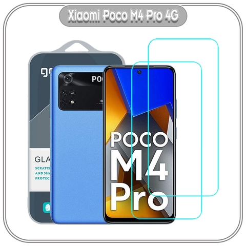 Bộ 2 kính cường lực Gor cho Xiaomi Poco M4 Pro 4G, trong suốt cạnh bo 2.5D