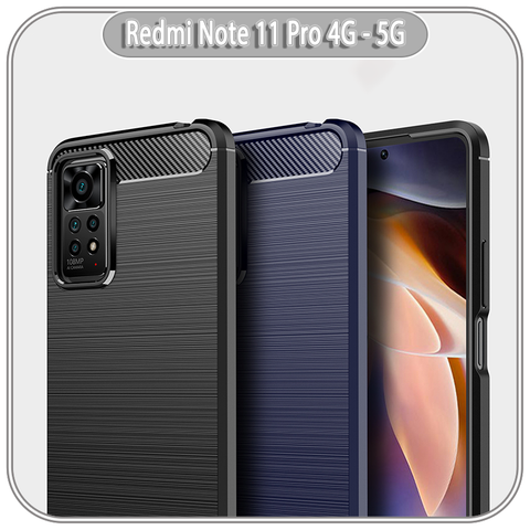 Ốp lưng Xiaomi Redmi Note 11 Pro 4G - 5G / Note 12 Pro 4G, vân phay xước, hạn chế bám vân tay, 4 góc chống sốc