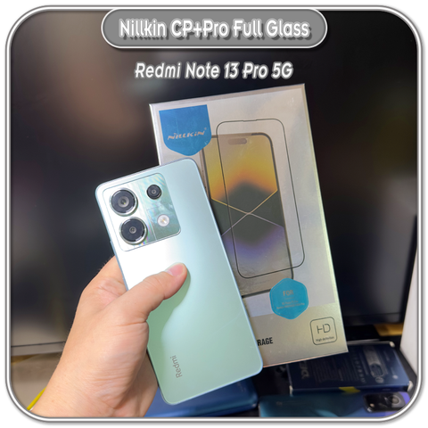 Cường lực Redmi Note 13 Pro 5G, Nillkin CP+ Pro full viền đen