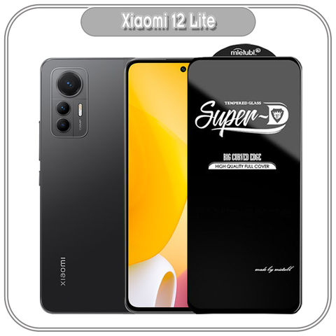 Kính cường lực Super D cho Xiaomi 12 Lite 5G NE, Full viền Đen MIETUBL