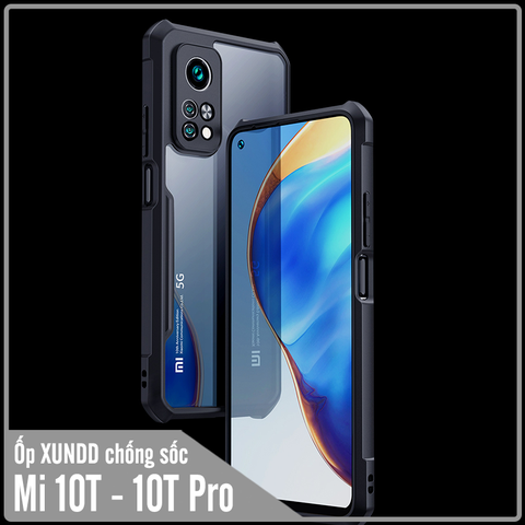 Ốp lưng cho Xiaomi Mi 10T Pro - Redmi K30S chống sốc trong viền nhựa dẻo XunDD