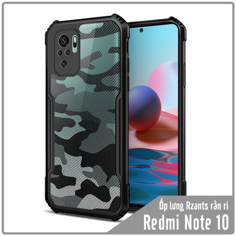 Ốp lưng cho Xiaomi Redmi Note 10 4G - Redmi Note 10S Rzants rằn ri che camera