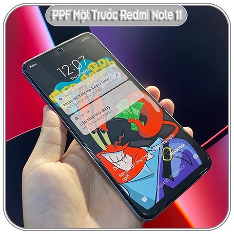 Miếng Dán PPF Mặt Trước Cho Xiaomi Redmi Note 11 - 11S - 11 Pro 4G 5G - 11 Pro Plus, Trong Suốt - Nhám - Nhìn Trộm