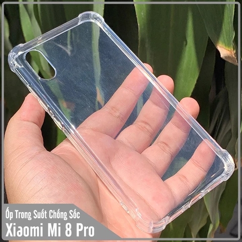 Ốp lưng Xiaomi Mi 8 Pro Trong Suốt Chống Sốc