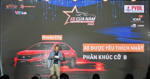 Honda City, Honda Civic và Honda HR-V vinh dự nhận Danh hiệu “Xe được yêu thích nhất” phân khúc xe gầm thấp cỡ B, xe gầm thấp cỡ C và xe Crossover cỡ A-B tại Chương trình Bình chọn “Xe của năm 2023”