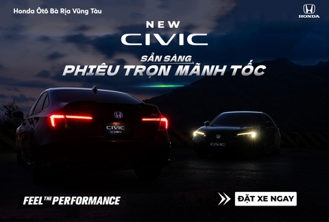 NEW HONDA CIVIC: SẴN SÀNG PHIÊU TRỌN MÃNH TỐC