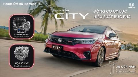 Honda City: Động cơ uy lực -  Hiệu suất bức phá
